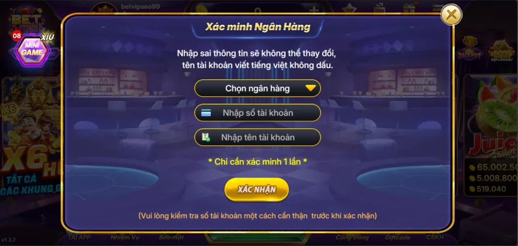 Hướng dẫn rút tiền Betvip
